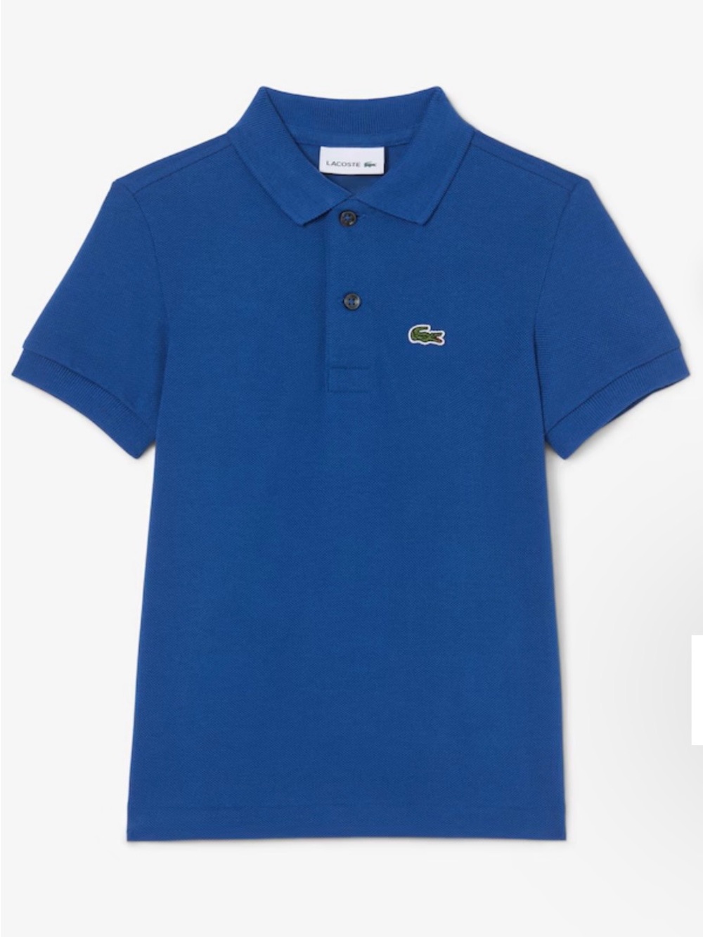 Lacoste Boys' Blue Classic Piqué Polo Shirt 5A